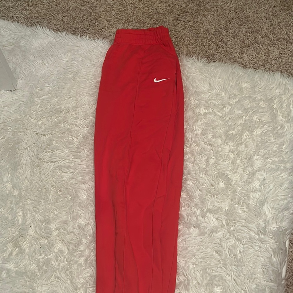 Red Nike loose joggers